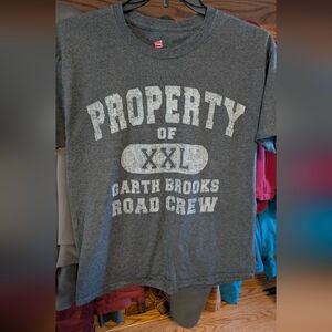 Garth Brooks Road Crew Gray T-Shirt